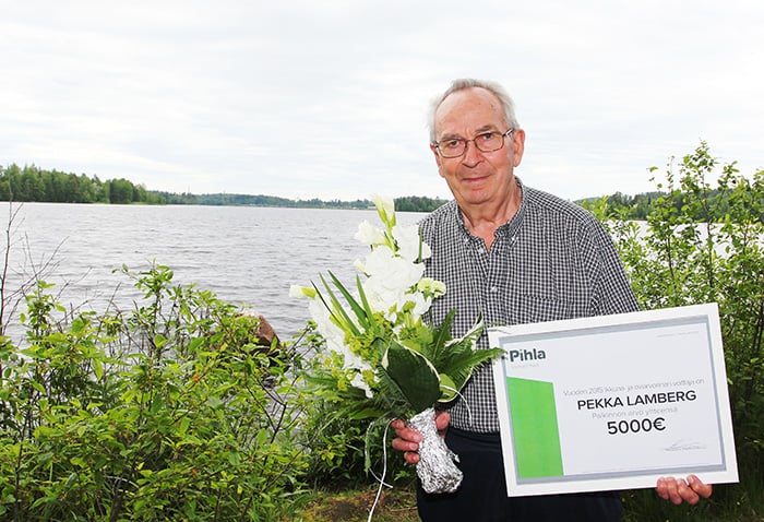 Pekka Lamberg voitti uudet ikkunat kesämökilleen