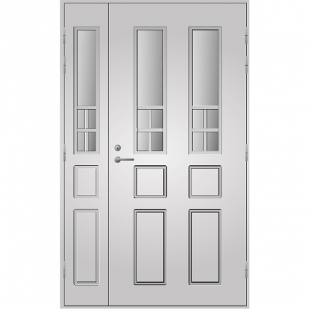 pihla-ulko-ovi-uo125-lasilevikkeella-valkoinen-oikea.png Pihla Ulko-ovi UO 125 lasilevikkeellä Valkoinen NCS S 0502-Y